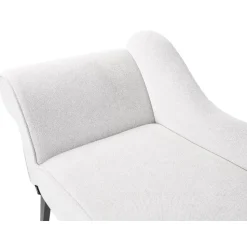 BIARRITZ - Chaise longue - Wit - Linkerzijde - Polyester