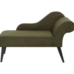 BIARRITZ - Chaise longue - Olijfgroen - Rechtszijdig - Polyester