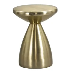 Bijzettafel Amara - goudkleurig - 48xØ36 cm