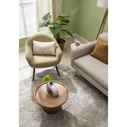 Bijzettafel Donna - naturel - Ø50x33 cm