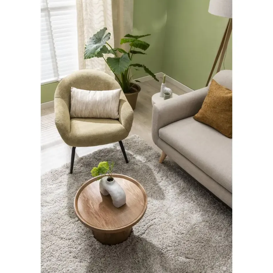 Bijzettafel Donna - naturel - Ø50x33 cm