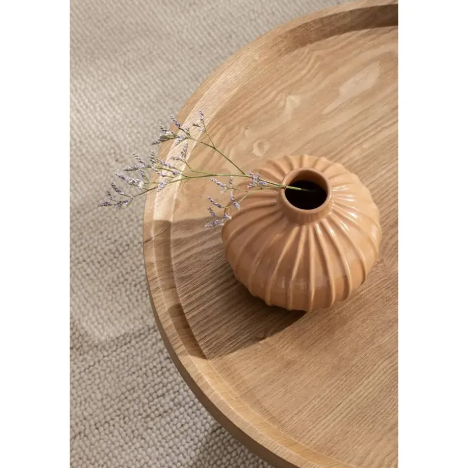 Bijzettafel Donna - naturel - Ø50x33 cm