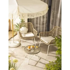 Bijzettafel Grand - zand - 36xØ60 cm