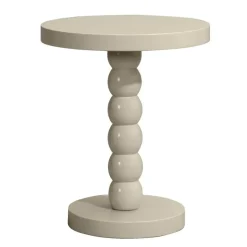 Bijzettafel Iris - taupe - 50xØ40 cm