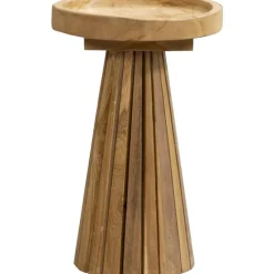 Bijzettafel Mawar - naturel - 30x30x45 cm