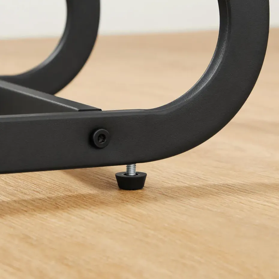 Bijzettafel met Vintage Look - 50x62x35 cm - Zwart en Bruin