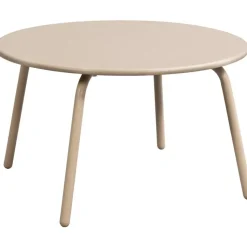 Bijzettafel Montreal - zand/metaal - 36xØ60 cm