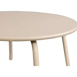 Bijzettafel Montreal - zand/metaal - 36xØ60 cm