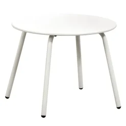 Bijzettafel Montreal - zand/metaal - Ø50 cm