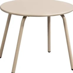 Bijzettafel Montreal - zand/metaal - 40xØ50 cm