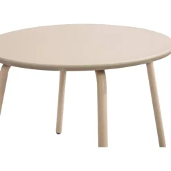 Bijzettafel Montreal - zand/metaal - 40xØ50 cm