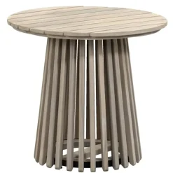 Bijzettafel Saône - acacia - 45xØ50 cm