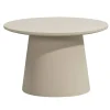 Bijzettafel Thibaut - beige - 38xØ60 cm