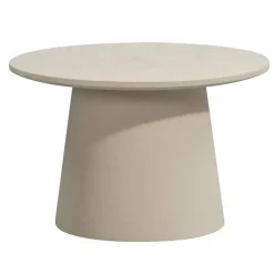 Bijzettafel Thibaut - beige - 38xØ60 cm