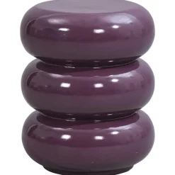 Bijzettafel Vigo - paars - 43xØ35 cm