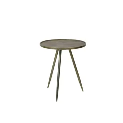 Bijzettafel Ø51x60 cm ENVIRA antiek goud