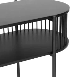 BIRSON - Consoletafel - Zwart - MDF