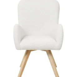 BJARN - Fauteuil - Wit - Bouclé