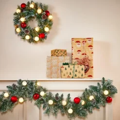 Black Box Trees Kaprun Kerstkrans met Verlichting - Ø45 cm