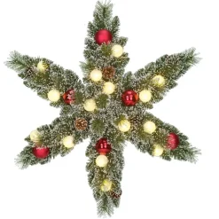 Black Box Trees Kaprun Kerstkrans Ster met Verlichting - Ø60 cm