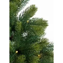 Black Box Trees Nagoya Set van 2 Kerstbomen en 1 Krans - H90 x Ø45 cm