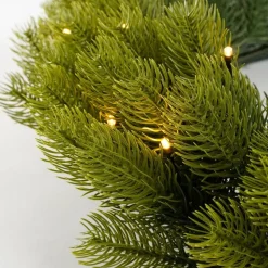 Black Box Trees Nigata Kerstkrans met LED Verlichting - Ø60 cm - Groen