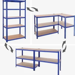 Bobbel Garden - Stellingkast - 200 x 100 x 50 cm - 5 Planken