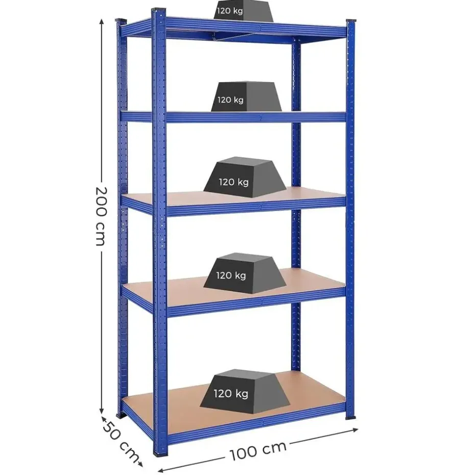 Bobbel Garden - Stellingkast - 200 x 100 x 50 cm - 5 Planken
