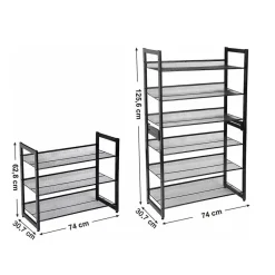 Bobbel Home - 3 Laags Schoenenrek - 12 Paar Schoenen