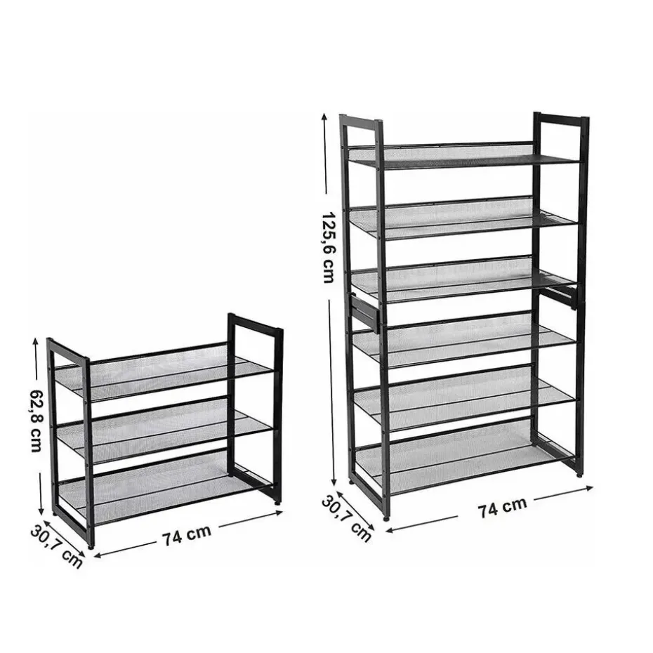 Bobbel Home - 3 Laags Schoenenrek - 12 Paar Schoenen