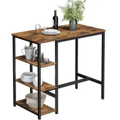 Bobbel Home - Bartafel - Donkerbruin - 109 x 60 x 100 cm