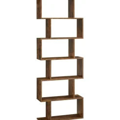 Bobbel Home - Boekenkast - Kubus - 6 Compartimenten - Bruin