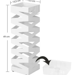 Bobbel Home - parapluhouder, metaal, vierkant, 4 haken