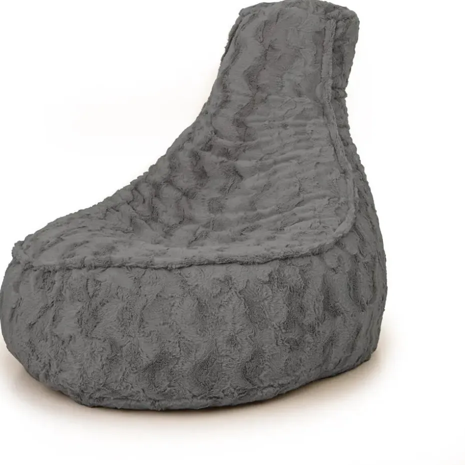 Bobbel Home - Zitzak Stoelvorm - Florance - Faux fur - Zitstoel - 100 liter -