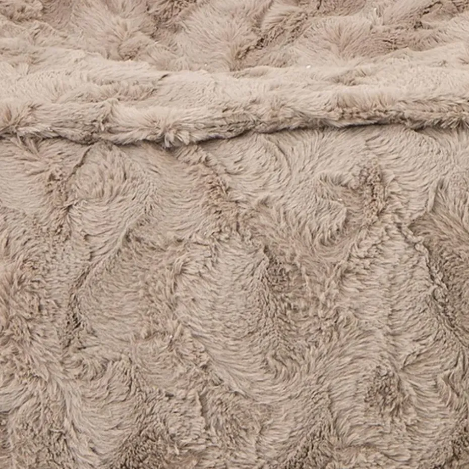 Bobbel Home - Zitzak Stoelvorm - Florance - Faux fur - Zitstoel - 100 liter -