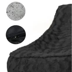 Bobbel Home - Zitzak Stoelvorm - Florance - Faux fur - Zitstoel - 100 liter -