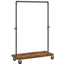 Bobbel Home Kledingrek Metaal - Zwart en bruin