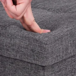 Bobbel Home opvouwbare zitbank lichtgrijs