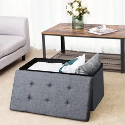 Bobbel Home opvouwbare zitbank lichtgrijs