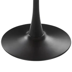 BOCA - Ronde eettafel - Donkere houtkleur - 90 cm - MDF