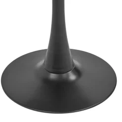 BOCA - Ronde eettafel - Zwart/Goud - 90 cm - MDF