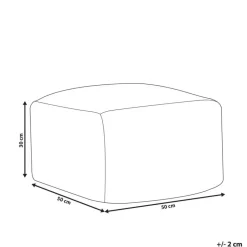 BODLA - Buitenpoef - Groen - 50 x 50 cm - Synthetisch materiaal