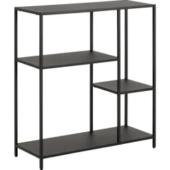 Boekenkast Jaxx - zwart - 86x79,5x30 cm