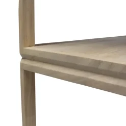 Boekenkast Naturel Mangohout - 80x40x200cm - Noëlle