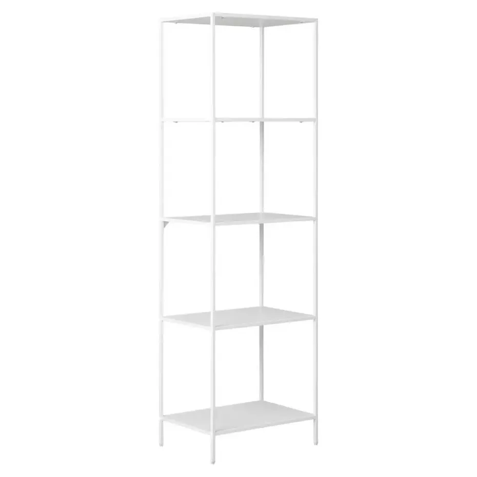 Boekenkast Wit Metaal - 4 planken - 51x36x170cm - Vita