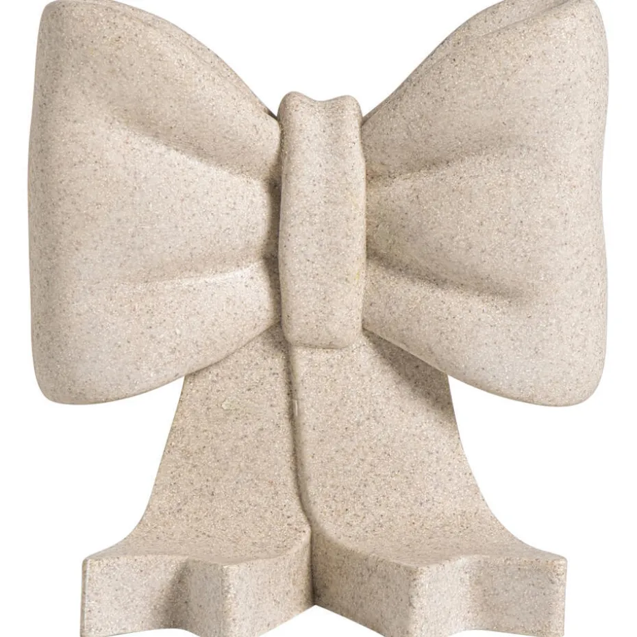 Boekensteun Strik - off-white - 16x15x7 cm