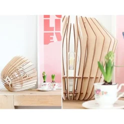 Bomerango Original M houten lampenkap medium - Ø 37 cm