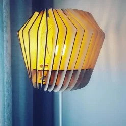 Bomerango Original M houten lampenkap medium - Ø 37 cm