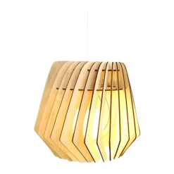 Bomerango Spin M houten lampenkap medium - Ø 37 cm