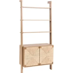 BONDI - Boekenkast - Lichtbruin - Spaanplaat/Papiertouw